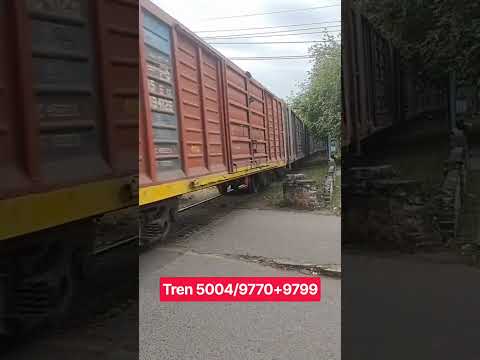 Tren 5004/9770 y 9799 de remolque saliendo de Tucumán CC. 🚂💪