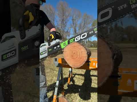 EGO 20" Farm and Ranch Chainsaw - LOG TEST