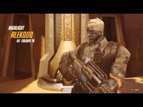 [[OW highlight #20] 1 Rocket 2 kill : Soldier 76