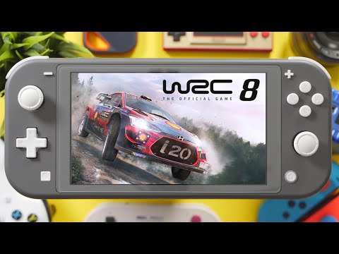 [4k] WRC 8 Nintendo Switch Lite Gameplay