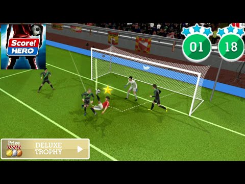 Score! Hero - DELUXE TROPHY - Walkthrough - Level 1-18 - Last Level - 3 Stars