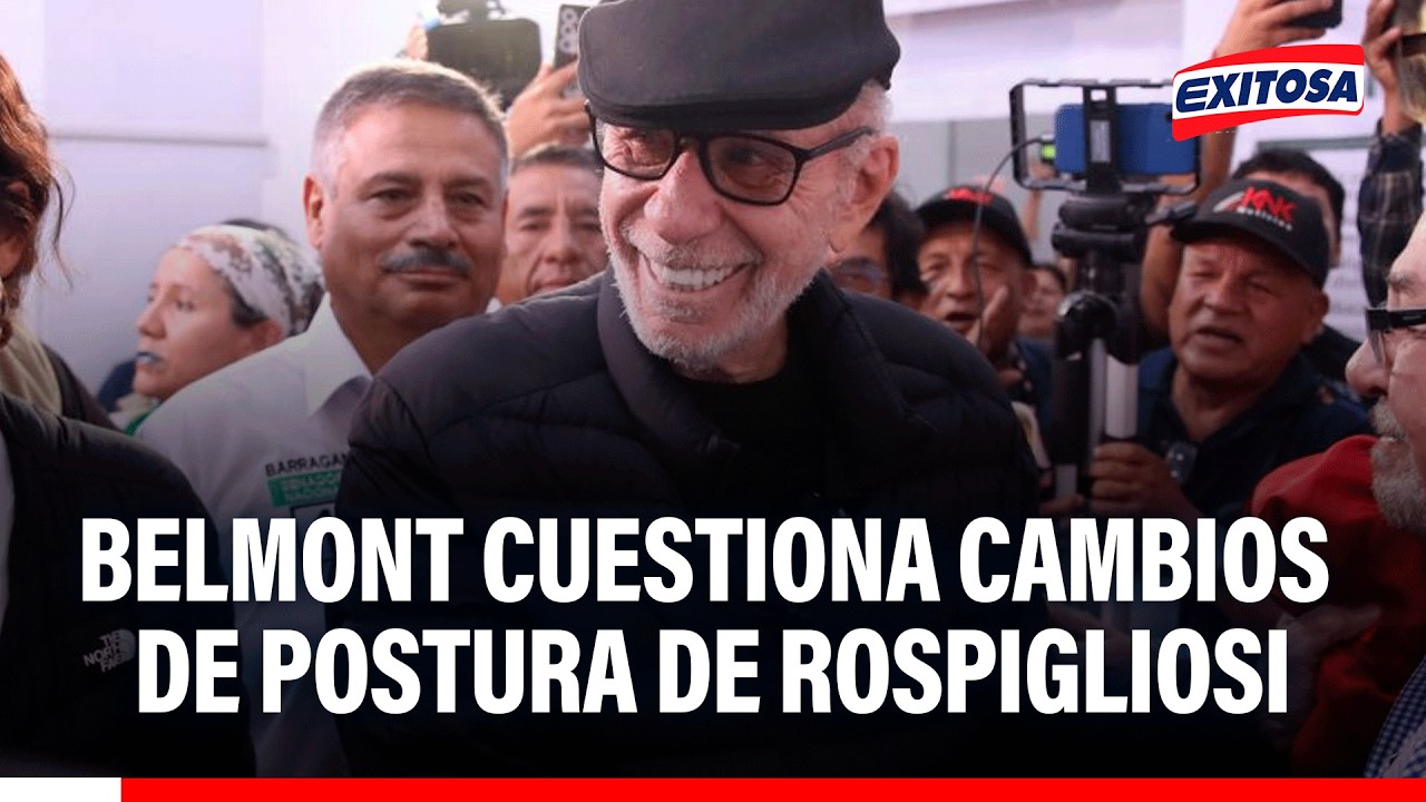 🔴🔵 Ricardo Belmont cuestiona a Fernando Rospigliosi y recuerda sus críticas al fujimorismo