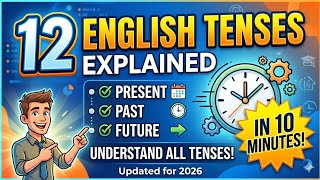 Tenses in 10 Minutes with full examples 2026 update