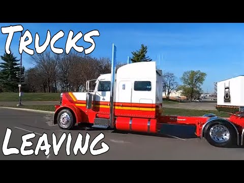 MATS 2024 Trucks Leaving Mid America Truck Show