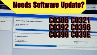 2017 GMC Sierra 4x4 4WD Not Working, C0306, C0321, C0392, C0396, C0398, C039E, Needs Software Update