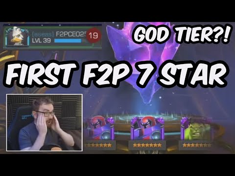 First Free To Play 7 Star Crystal Opening - A GOD TIER CARRY?!?! - Marvel Contest of Champions