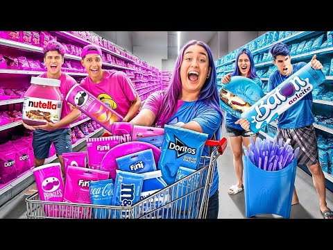 COMIDA ROSA VS AZUL *Batalha dos Rosa