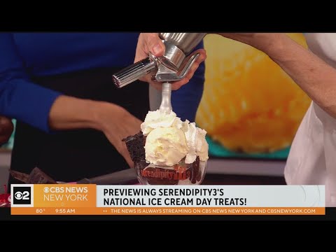 Previewing Serendipity3's National Ice Cream Day treats