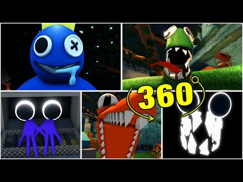 Rainbow Friends ALL JUMPSCARES 360