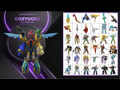 Gozyuger All Mecha