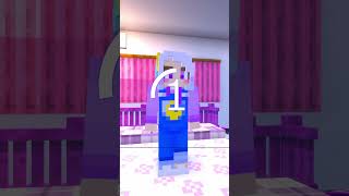 寝坊して遅刻した時は？  #マイクラ #マインクラフト #ぱちしゅう