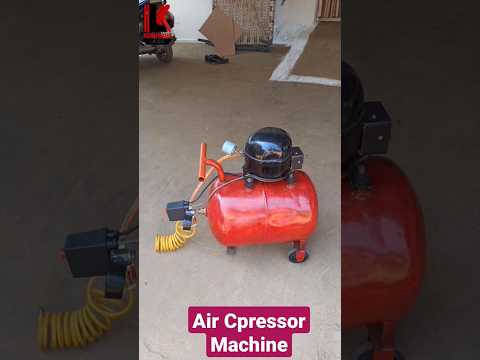 Home Made Air Compressor Machine