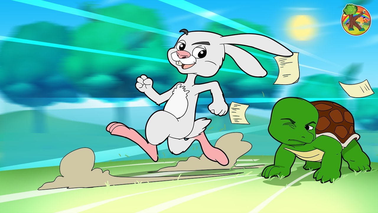 A Lebre e a Tartaruga | KONDOSAN em Português | Contos de Fadas Infantis | Os Amiguinhos Contos