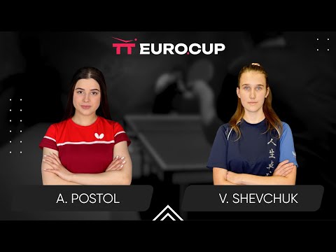 04:55 Anastasiia Postol - Viktoriia Shevchuk 13.06.2025 TT Euro.Cup Women Ukraine Master. TABLE 4