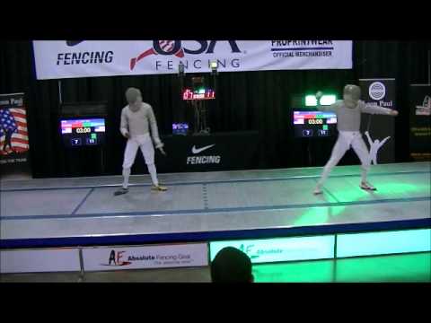 Division IA Men's Saber Gold Medal Final - 2014 USA Fencing National Championships