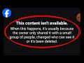 This Content Isn T Available Facebook This Content Isn T Available Problem Facebook Story Problem