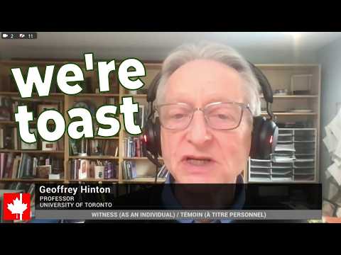 WE'RE TOAST🚨 Godfather of AI Geoffrey Hinton warns Canada's Senate of EXISTENTIAL threat to humanity