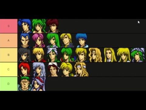 Let's Make a Fire Emblem 4 Generation 1 Tier List (In 15 Minutes)