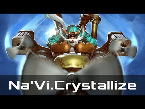 NaVi.Crystallize — Gyrocopter, Safe Lane (Jun 5, 2018) | Dota 2 patch 7.16 gameplay