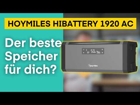 Hoymile's latest storage device does everything right! | HiBattery 1920 AC