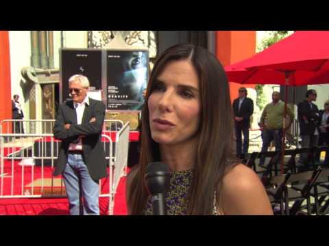 Sandra Bullock's Star on the Hollywood Walk of Fame Ceremony