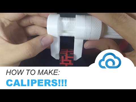 3D Printing and Assembling Calipers using Cloud3DPrint