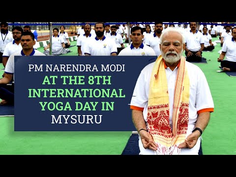 PM Narendra Modi At the 8th International Yoga Day in Mysuru l PMO
