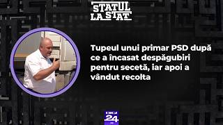 Statul la stat. Tupeul unui primar după ce a încasat despăgubiri pentru secetă: „Am plătit impozit”