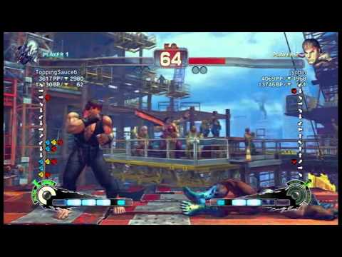 【スパ４】ToppingSauce6[セス] vs jyobin[リュウ]