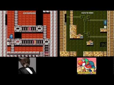 Let's Race Megaman 1 Blind: SassyRedYoshi vs Bear0fLove Part 1