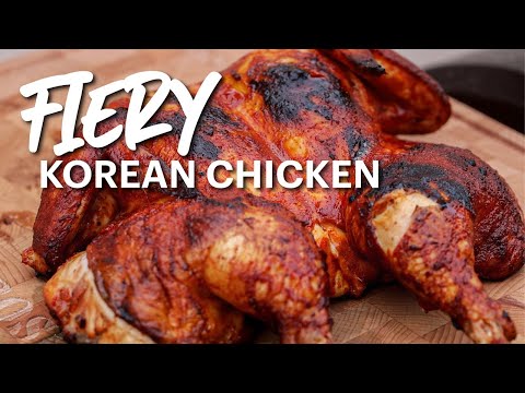 Fiery Korean Chicken | Best Whole Chicken Recipe