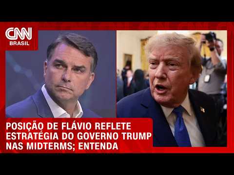 Posição de Flávio reflete estratégia do governo Trump; veja análise | CNN PRIME TIME