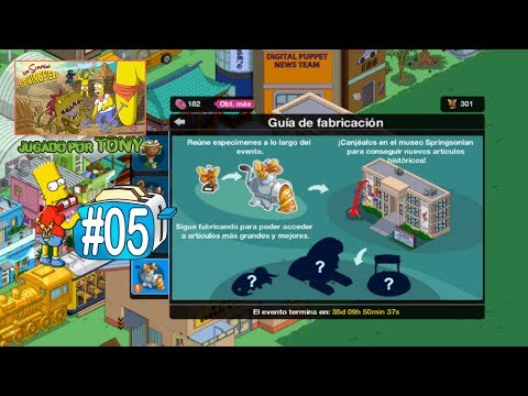 Los Simpson Springfield "Tostadora viajera, Cap. 5 - El Museo Springsonian" por Tony