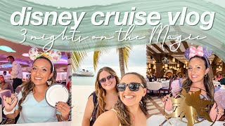 THE DISNEY MAGIC IS BACK | disney cruise line vlog, castaway cay, 3 nights on the magic ship