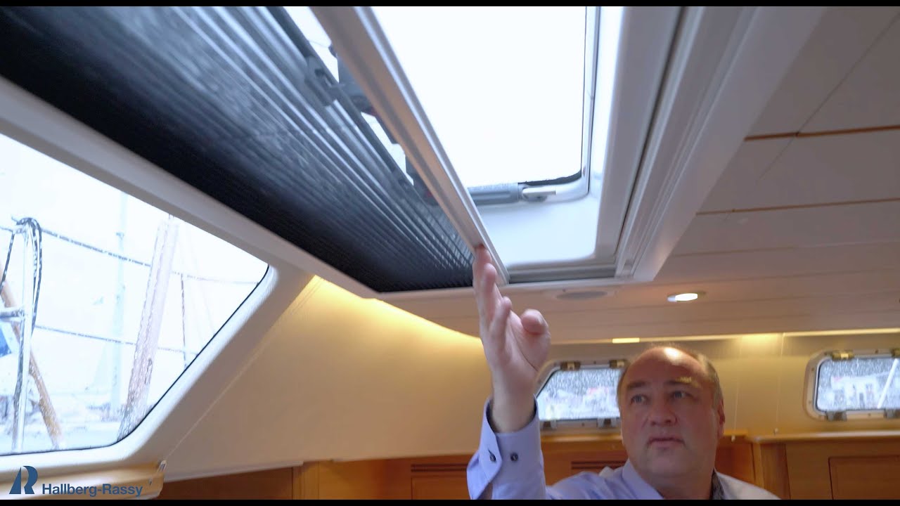 Hallberg-Rassy 50 video walkthrough, part 3, Master Cabin