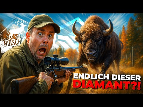 SOWAS hab ich noch NIE erlebt bei der DIAMANTJAGD! Ich brauchte das RIESEN Wisent in theHunter... 🦬🤯