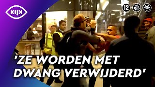 Oproer om VECHTENDE PERUVIANEN op Amsterdam Centraal | Handhavers In A