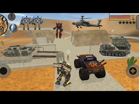 Vegas Crime Simulator (Transformer With Monster Truck) Truck Machine Gun - Android Gameplay HD