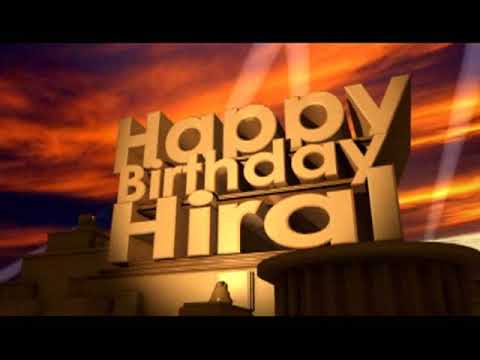 Happy Birthday Hiral