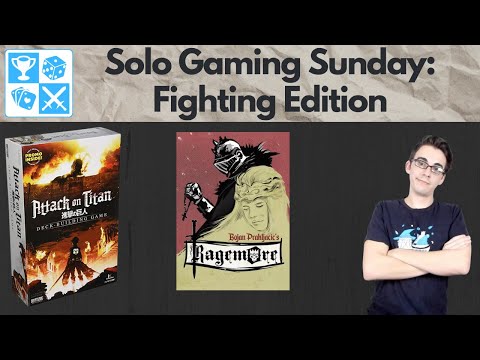Attack on Titan: Deck-Building Game and Ragemore [Solo Gaming Sunday: Fighting Edition]
