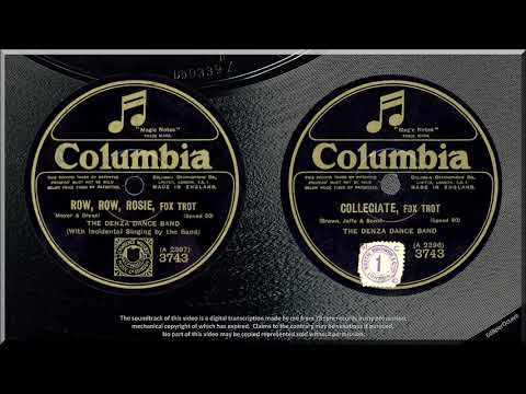 Row, Row, Rosie! + Collegiate (1925) Earl Gresh & his Gangplank Orchestra + Ben Selvin