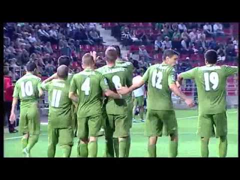 Gol Hugo Fraile: Jª10 Girona - Sporting (narración Luis Eduardo García)