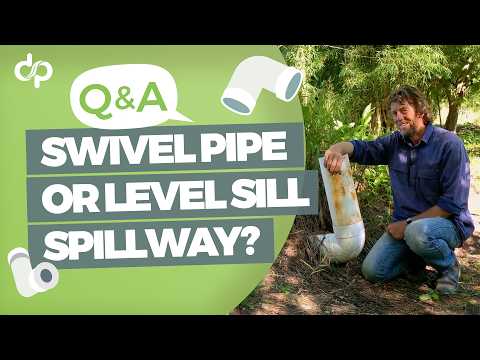 Swale Spillway Showdown: Swivel Pipe vs. Level Sill