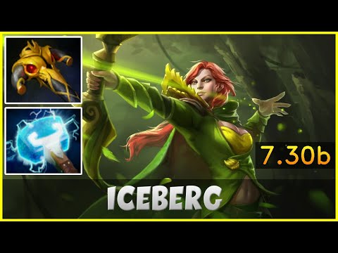 Iceberg Windranger MID vs Invoker | Dota 2 Gameplay - Dota 2 7.30b