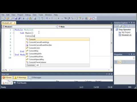 Visual Basic Tutorial 27 Step Operator