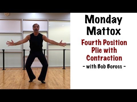 4th Position Plie Exercise - Matt Mattox Jazz Dance Technique - with Bob Boross
