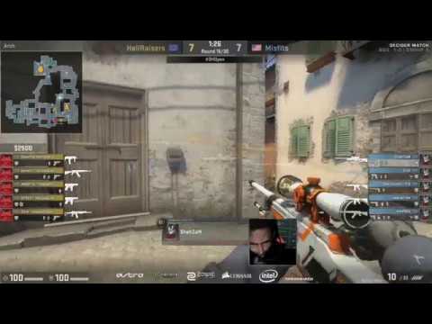 AmaNEk ACE vs HellRaisers [ DreamHack Atlanta 2017 ]