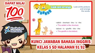Download lagu Kunci Jawaban Bahasa Inggris Kelas 5 Halaman 91 92 Look and Arrange Kurikulum Merdeka mp3