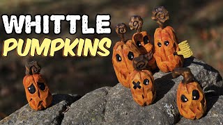 Whittling Pumpkins with Personality - Easy Carving Tutorial, VERY BEGINNER FRIENDLY
