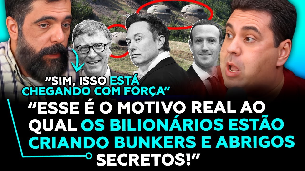 OS BILIONÁRIOS ESTÃO COMPRANDO TERRENOS PARA CONSTRUIR ABRIGOS?? - JÚLIO PREPPERS e ENGENHEIRO LEO